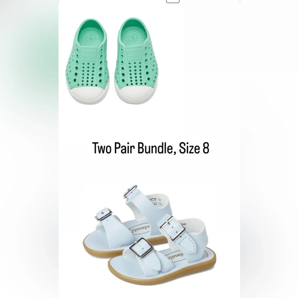 💙 Footmates EcoTide + Native Jefferson Shoes Bundle | Size 8 | Summer Must-Haves
